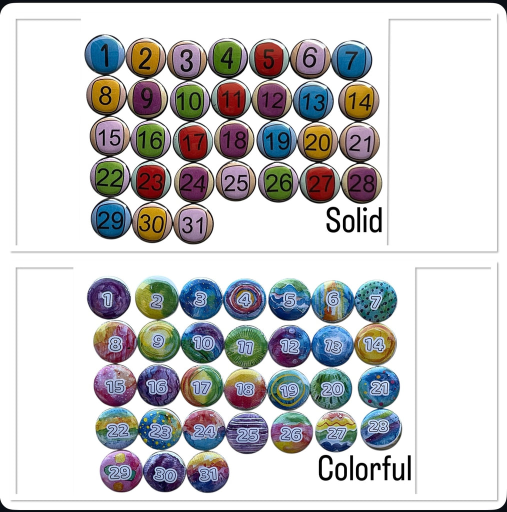 Magnetic 31 Piece Numbers Set